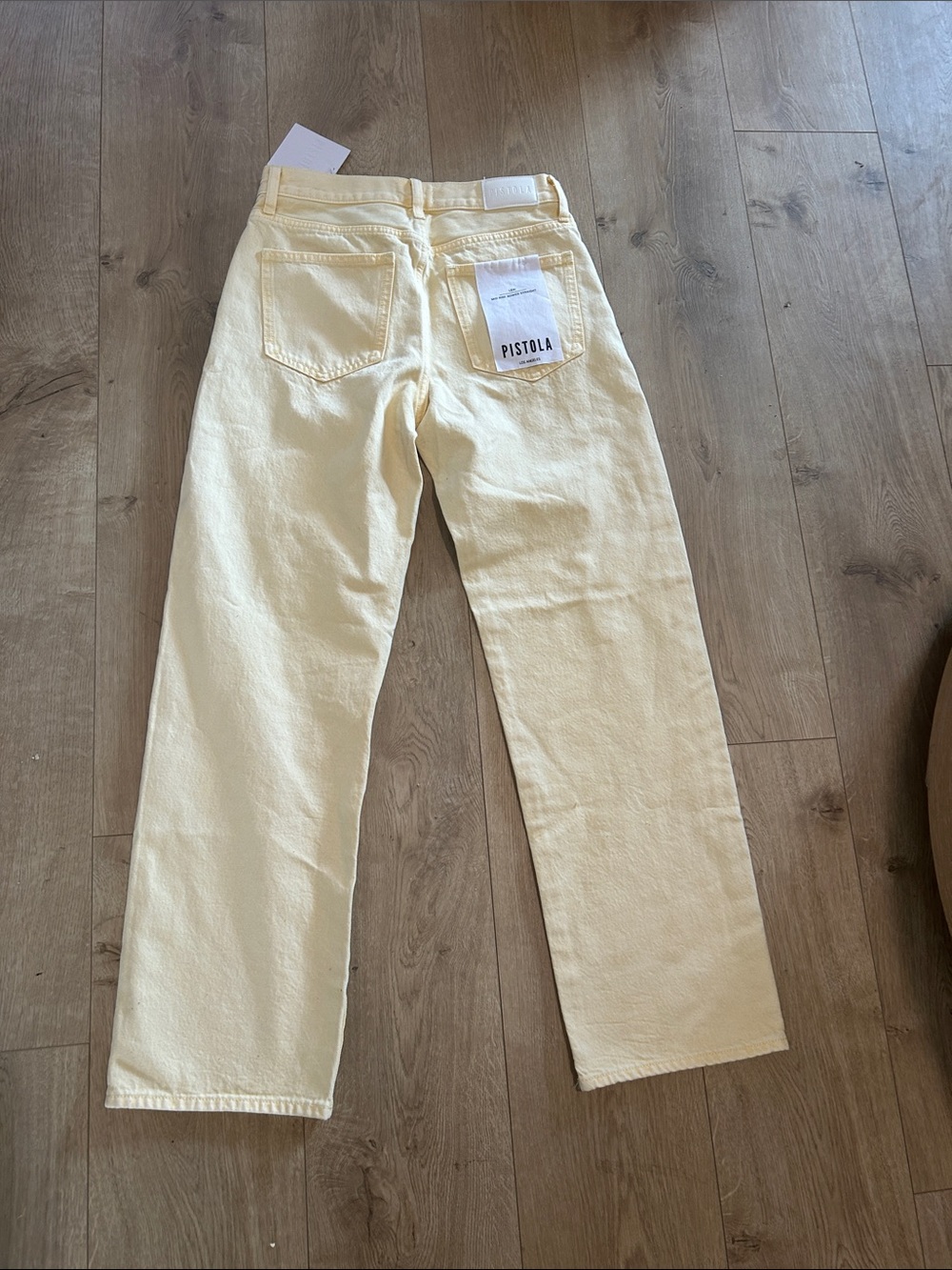 Pistola Lexi Women Jeans in Pale Yellow - Picture 5 of 8